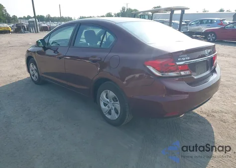 2013 Honda Civic Lx z USA, uszkodzony, nr VIN 19XFB2F51DE263355